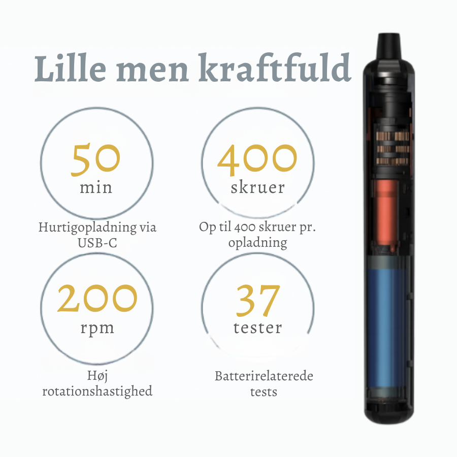 FixPro™ – Elektrisk Skruetrækker 68-i-1